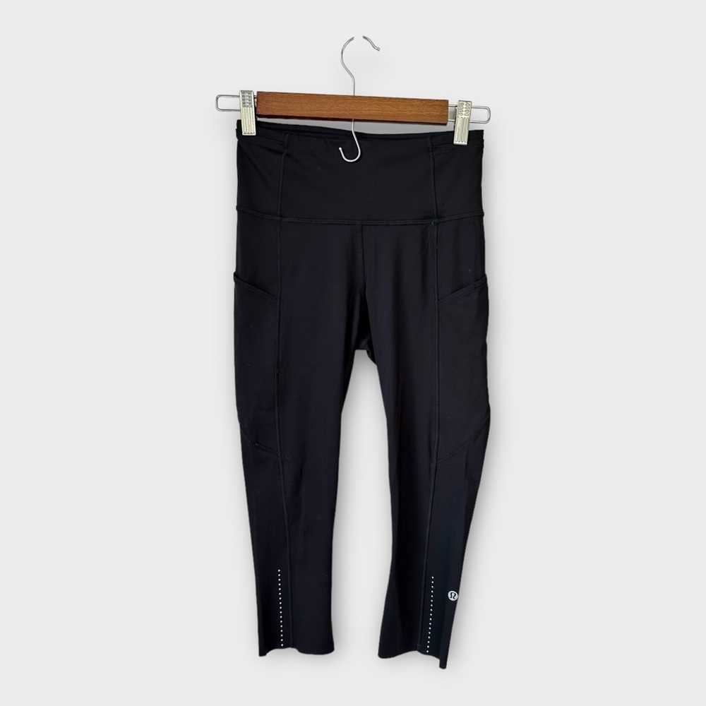 Lululemon Fast and Free Nulux Leggings – Crop II‎ Black, 4